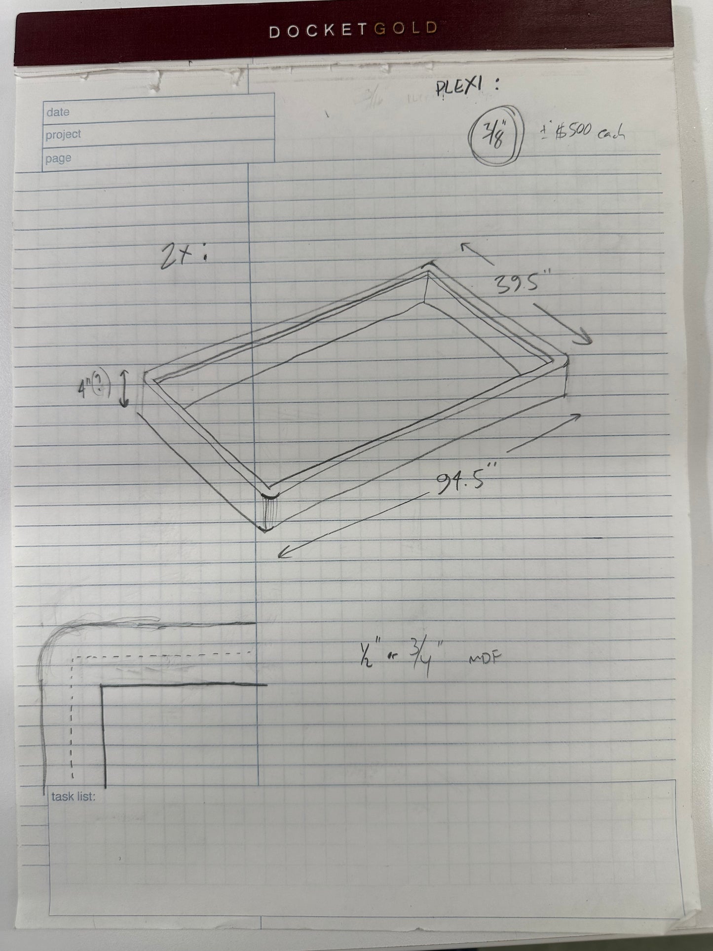 Marciano Two MDF tray displays